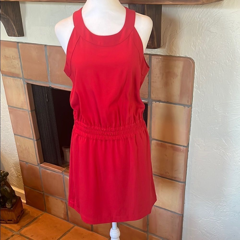 Southern Tide Red Halter Style Mini Dress, size M